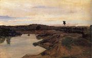 The walk of Poussin Campina of Rome Corot Camille